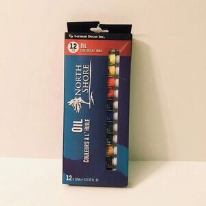 North Shore Oil Paints Set Of 12 12ml Lerman Decor Inc Art  Painting